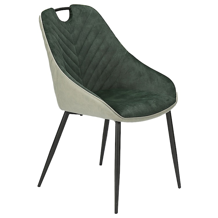 Krzesło tapicerowane Paciterte zielone  - zdjęcie 2