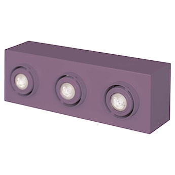 Lampa sufitowa Boxie x3 LEGO mini fioletowa