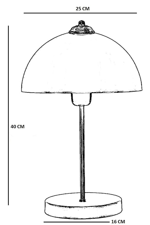 Lampa stołowa Cercially 40 cm złota  - zdjęcie 4