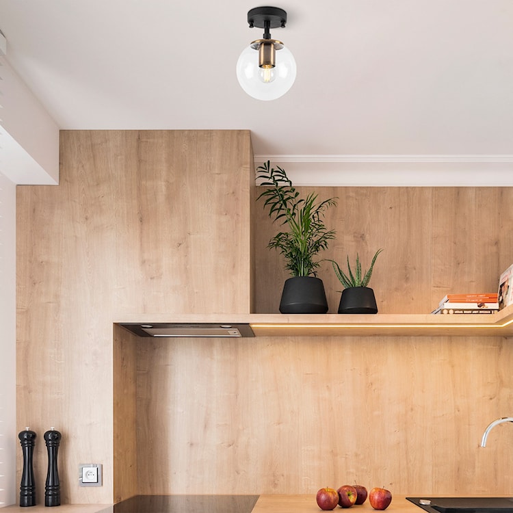 Lampa sufitowa Unchence czarna vintage  - zdjęcie 3