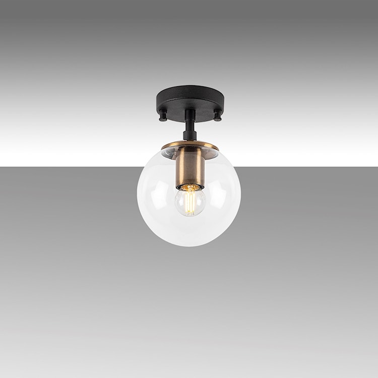 Lampa sufitowa Unchence czarna vintage  - zdjęcie 4