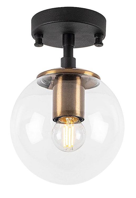 Lampa sufitowa Unchence czarna vintage  - zdjęcie 6