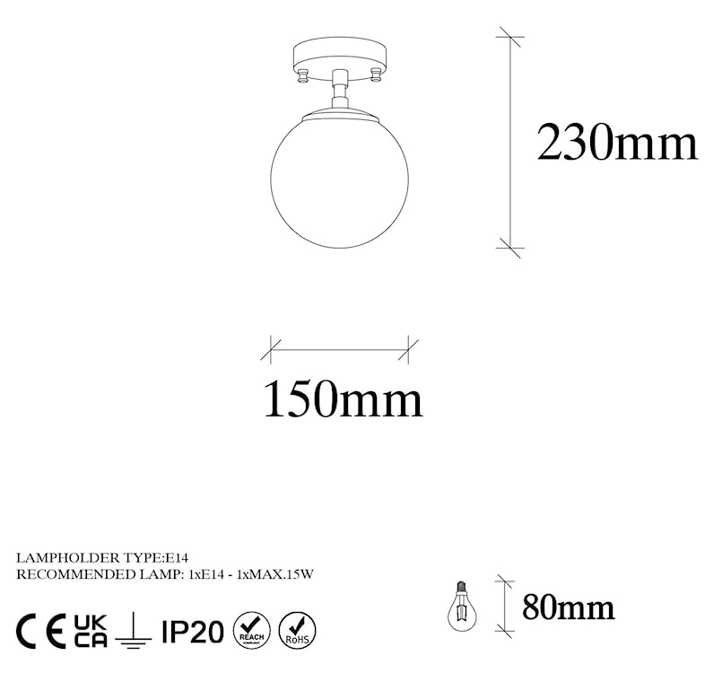 Lampa sufitowa Unchence czarna vintage  - zdjęcie 7