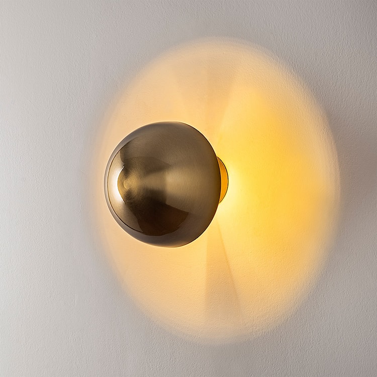 Lampa ścienna Emears średnica 16 cm złota  - zdjęcie 6