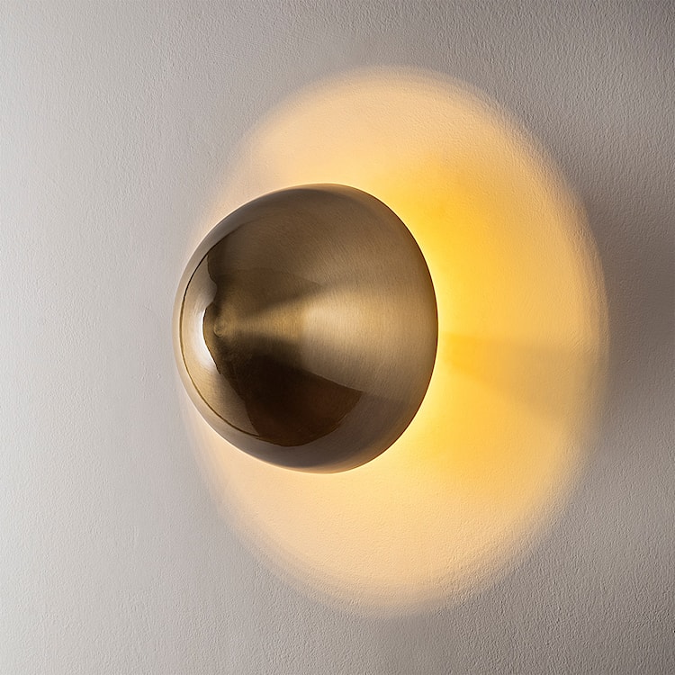 Lampa ścienna Emears średnica 20 cm złota  - zdjęcie 6