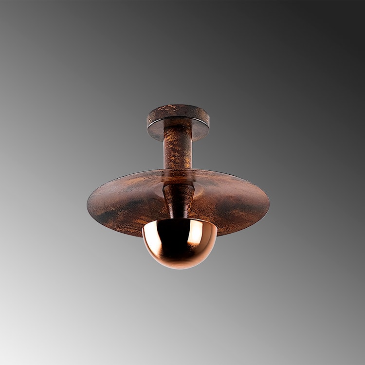 Lampa sufitowa Novelock średnica 28 cm miedziana  - zdjęcie 5