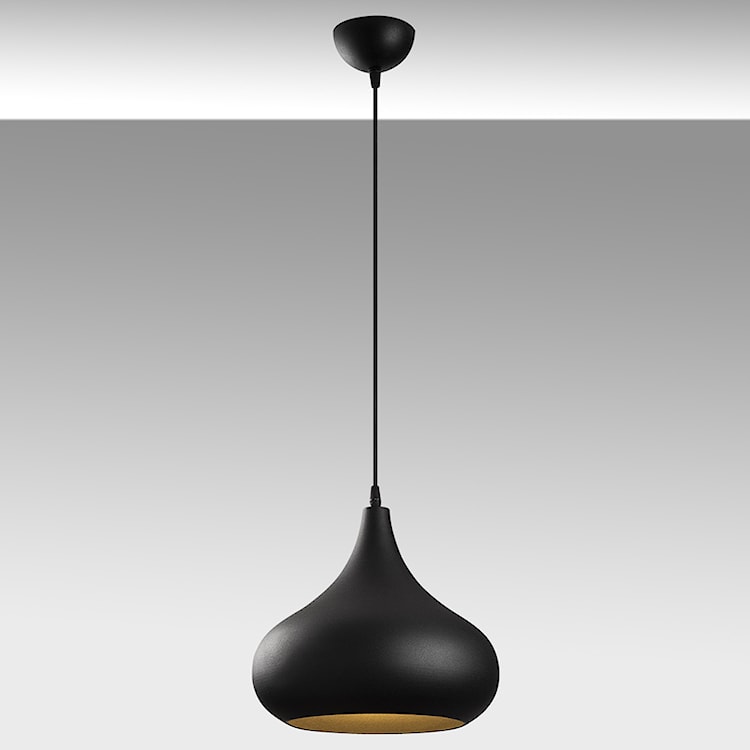 Lampa sufitowa Ardulace grzybek średnica 30 cm czarna  - zdjęcie 4