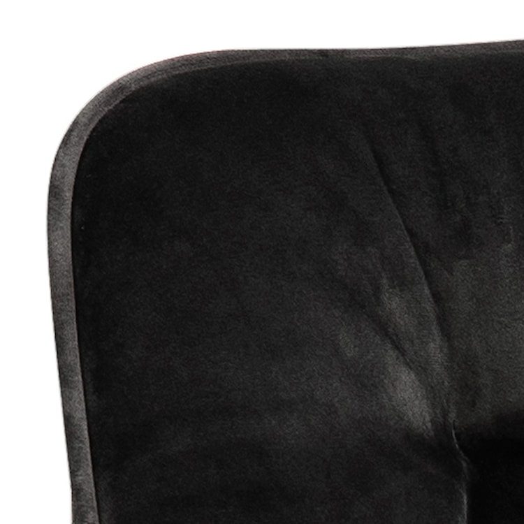 Krzesło tapicerowane z podłokietnikami Agamos szarobrązowy welur na metalowych nóżkach  - zdjęcie 8