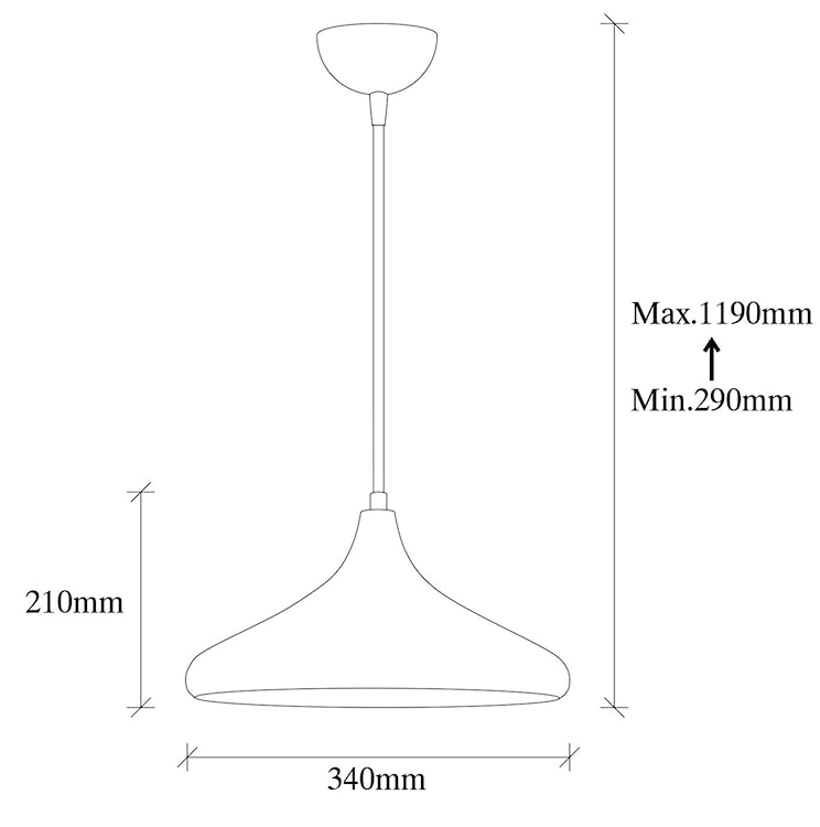 Lampa wisząca Nairred postarzane złoto  - zdjęcie 7