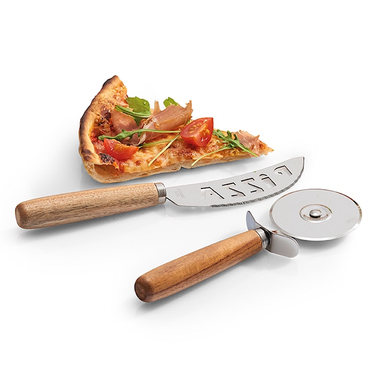 Zestaw przyrządów do pizzy Forche ze stali  - zdjęcie 3