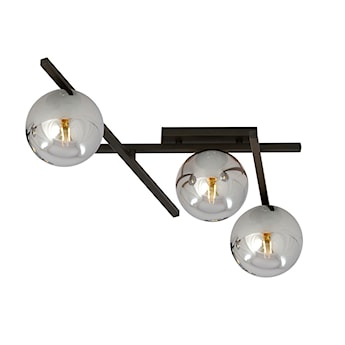 Lampa sufitowa Mohants x3 czarno-grafitowa