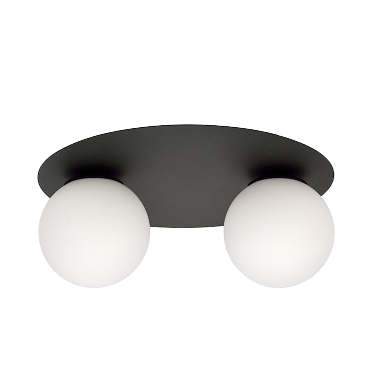 Lampa sufitowa Sorium x2 czarno-biała 