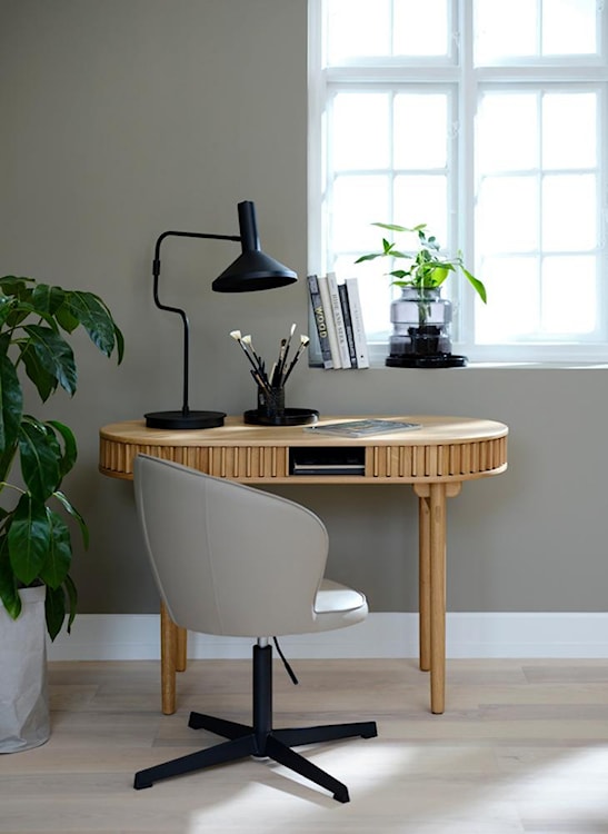 Biurko Yoffers 120x60 cm lamele dąb naturalny  - zdjęcie 2