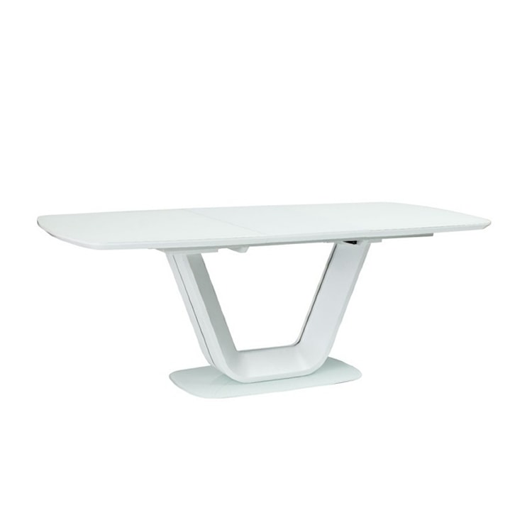 Stół rozkładany Lubeka 160-220x90 cm biały  - zdjęcie 3