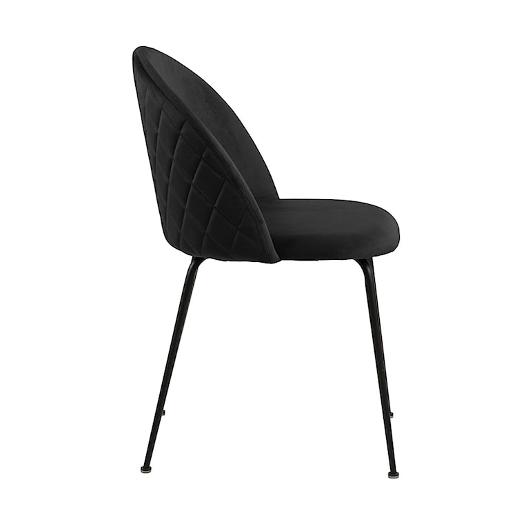 Krzesło tapicerowane Pulasan czarne  - zdjęcie 2