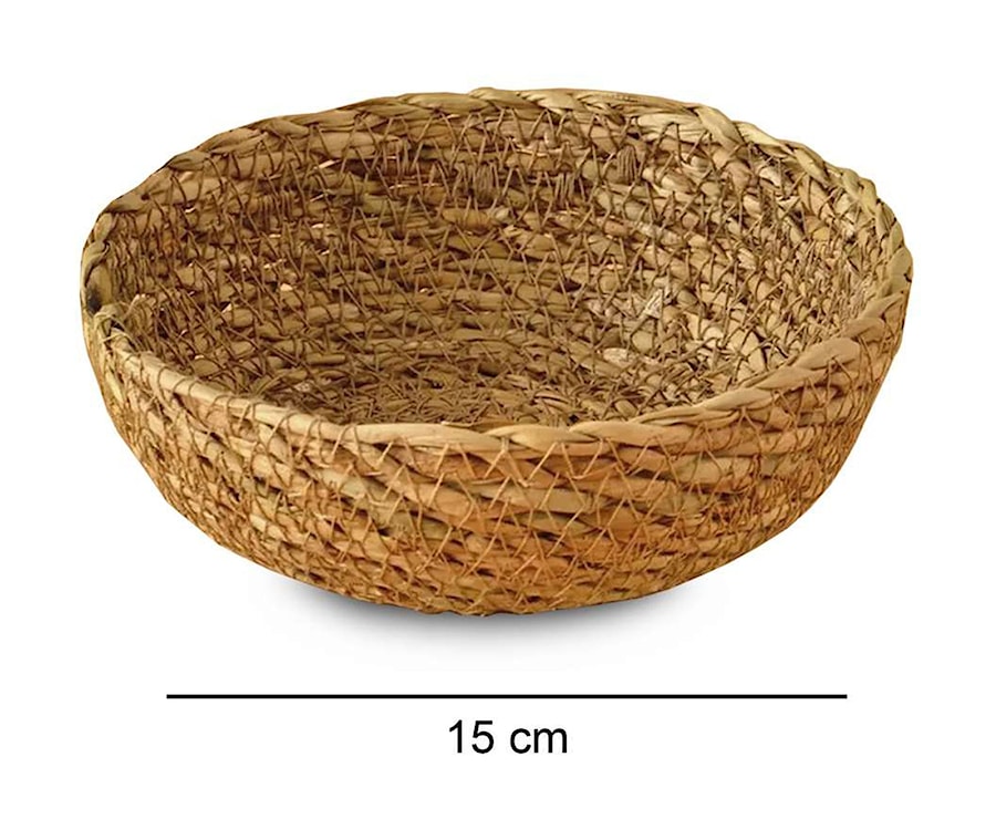 Zestaw dwóch koszyków Brects z juty jasnobrązowe  - zdjęcie 3