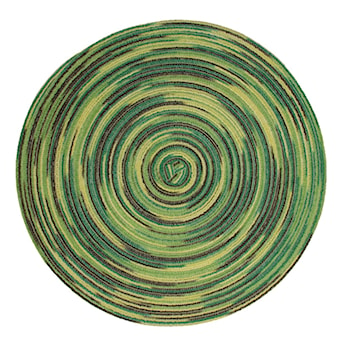 Podkładka pod talerz Karrins okrągła średnica 38 cm zielona
