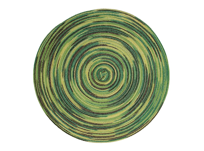 Podkładka pod talerz Karrins okrągła średnica 38 cm zielona 