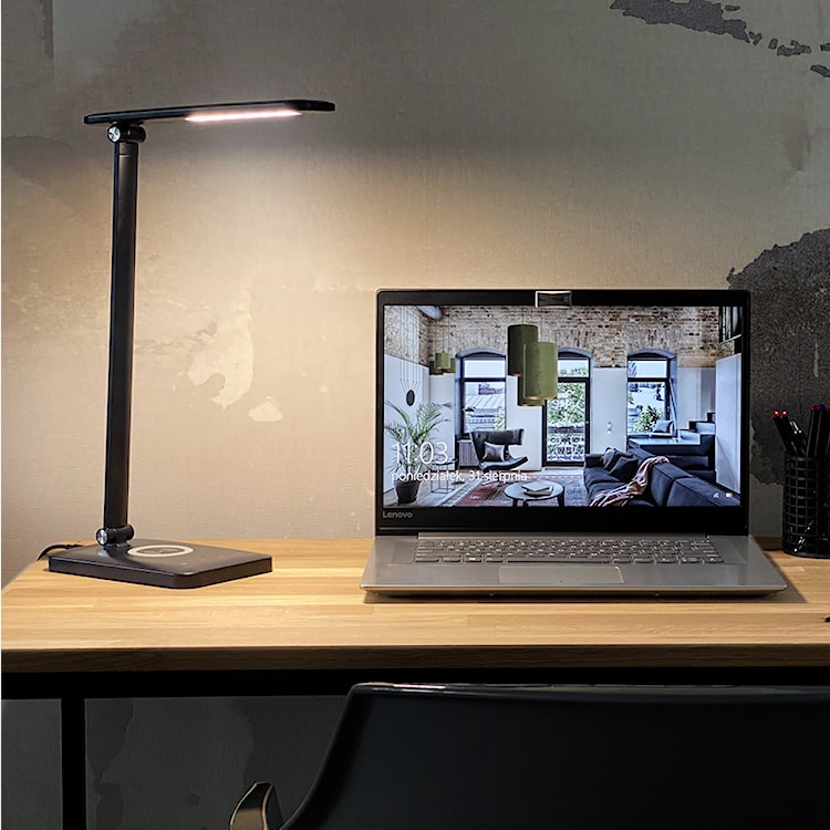 Lampka na biurko Style LED czarna 8404  - zdjęcie 2