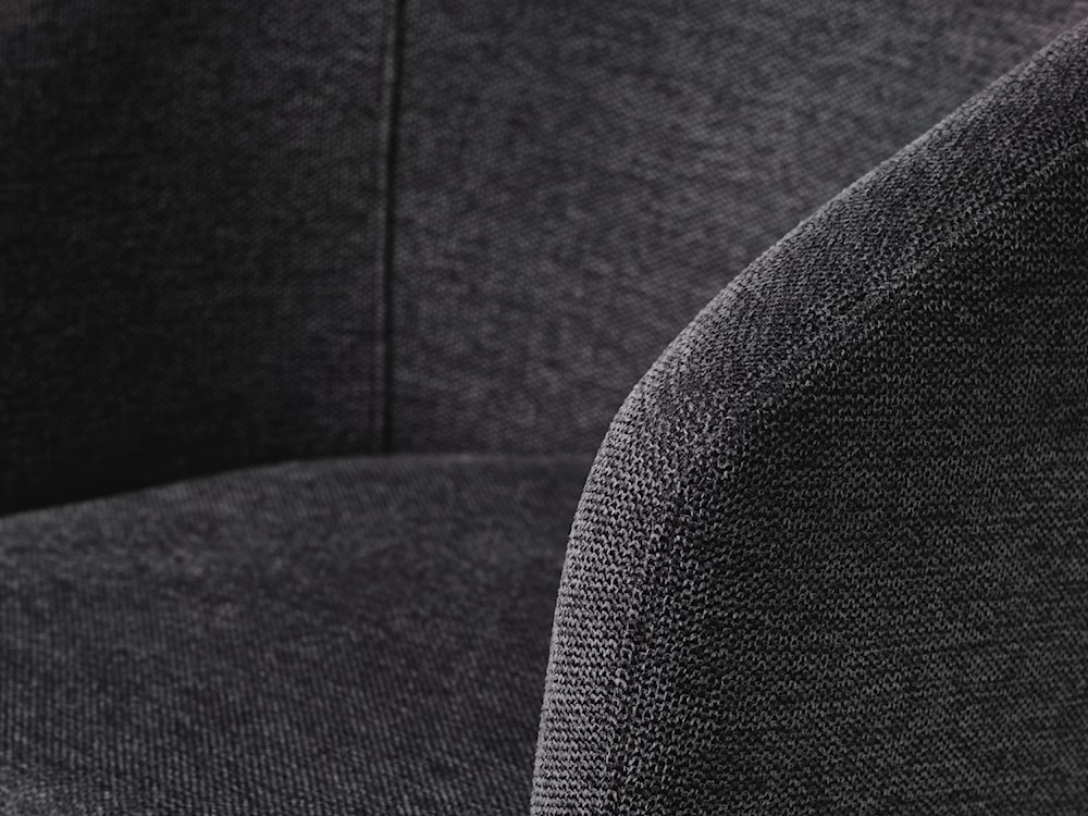 Krzesło tapicerowane Mummle ciemnoszare  - zdjęcie 3