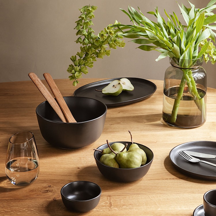 Miska Nordic Kitchen z kamionki czarna 400 ml  - zdjęcie 3