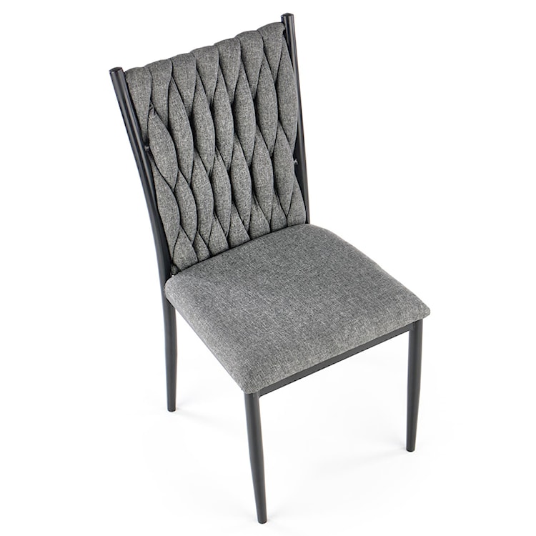 Krzesło tapicerowane Cheshic popielate  - zdjęcie 6
