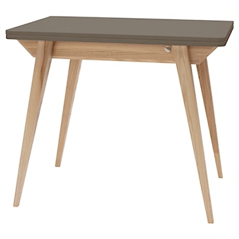 Stół rozkładany Envelope 65-130x90 cm brązowy
