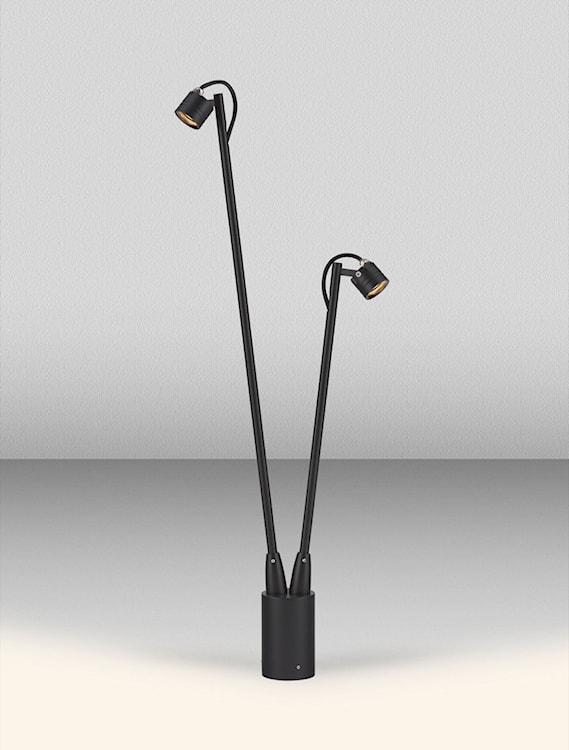 Lampa ogrodowa Ovgar LED x2 antracytowa  - zdjęcie 3