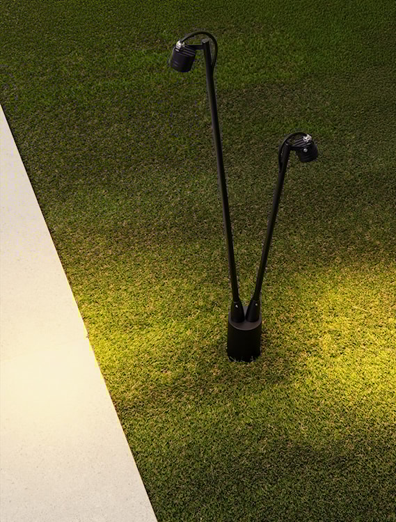 Lampa ogrodowa Ovgar LED x2 antracytowa  - zdjęcie 2