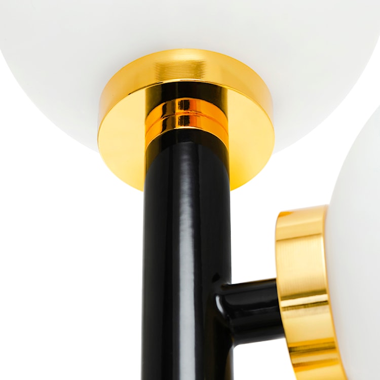 Lampa podłogowa Silvania 165 cm czarna/złota  - zdjęcie 4