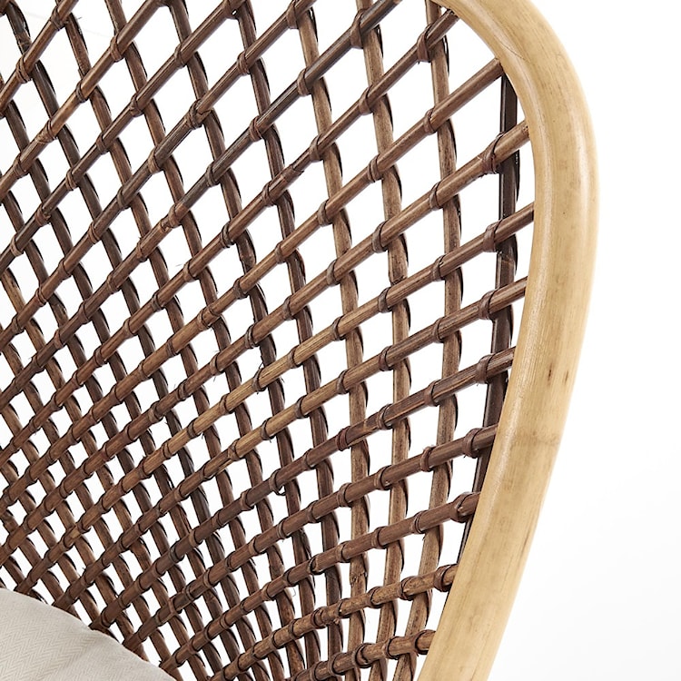Krzesło Marrupe z naturalnego rattanu  - zdjęcie 7