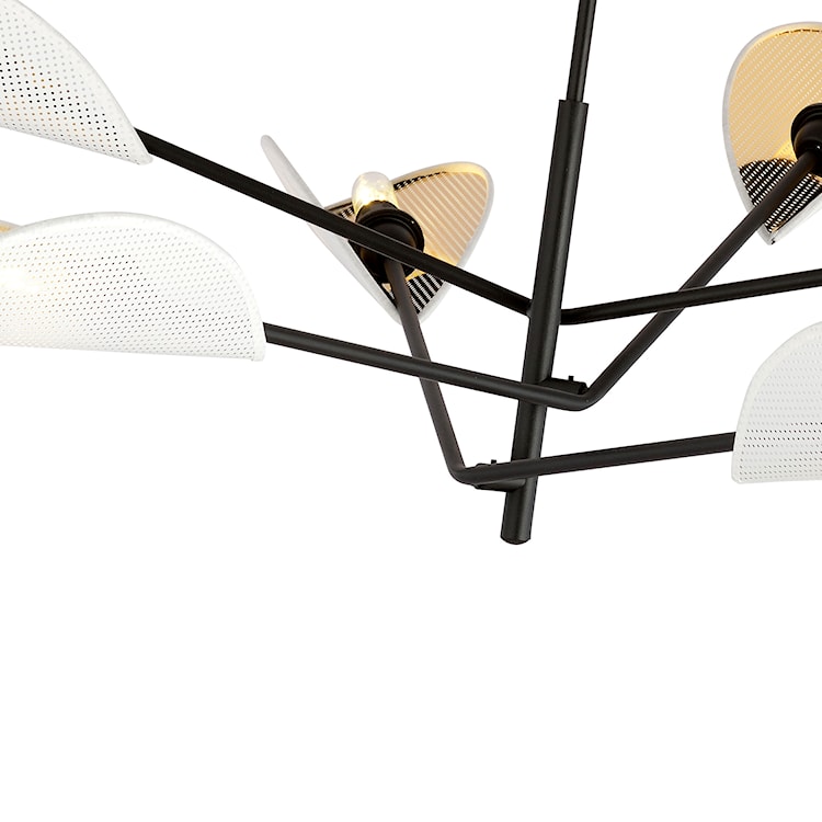 Lampa sufitowa Shintor x6 biało-złota  - zdjęcie 7