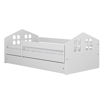 Łóżko dziecięce Bubup 180x80 cm z szufladą i materacem białe