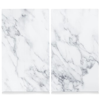 Zestaw desek do krojenia Stonne ze szkła marmur