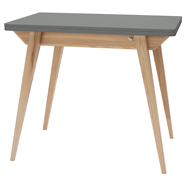 Stół rozkładany Envelope 65-130x90 cm szary 