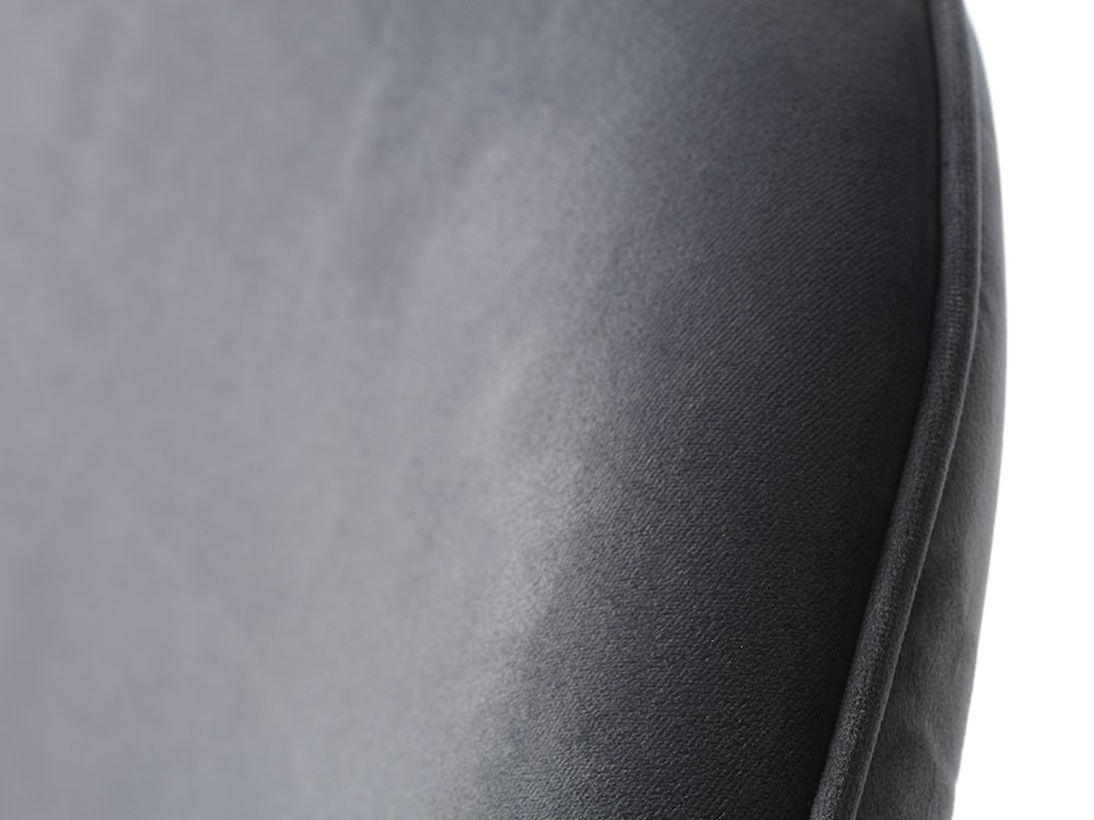 Fotel tapicerowany Morgons szary velvet  - zdjęcie 3