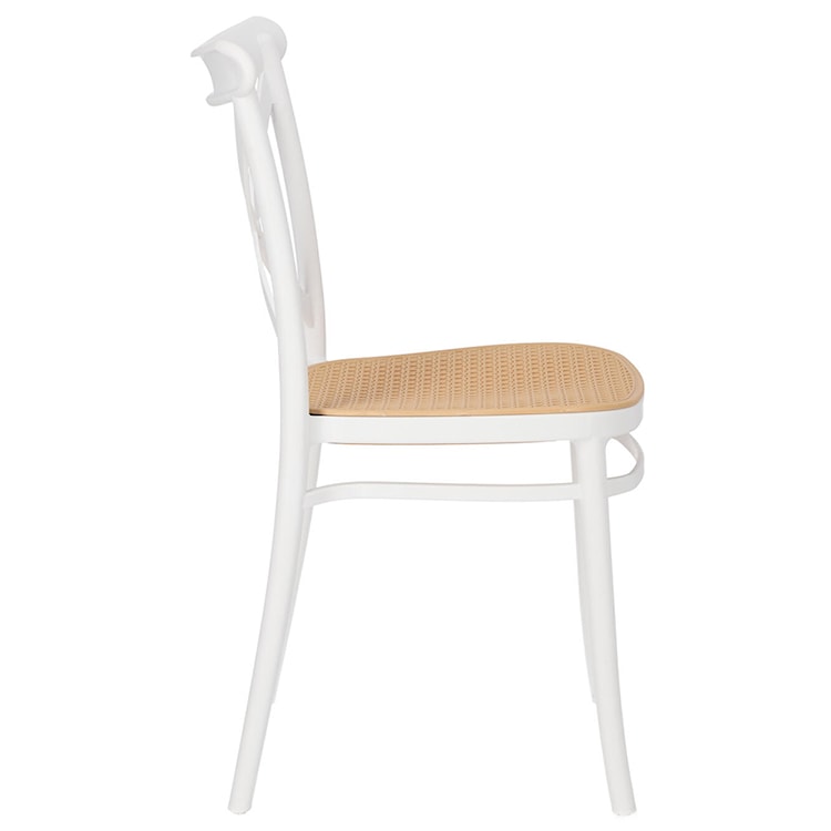 Krzesło z tworzywa Frairlo białe  - zdjęcie 5