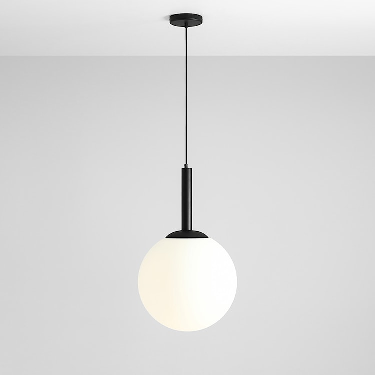 Lampa wisząca Mauric x3 średnica 40 cm czarna  - zdjęcie 4