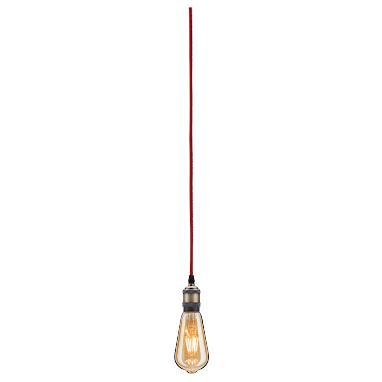 Lampa wisząca Tavaco 5m czerwona  - zdjęcie 5