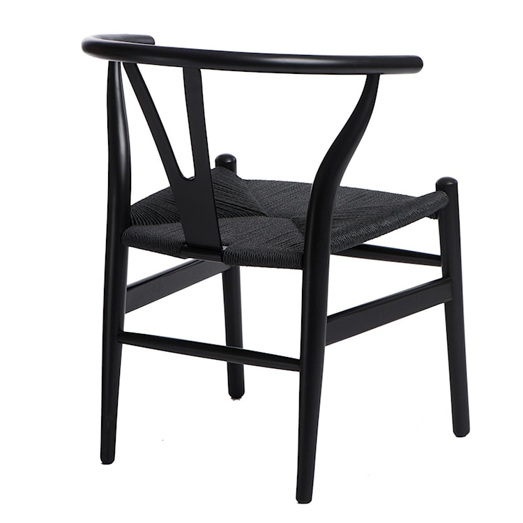 Krzesło Wicker czarne  - zdjęcie 11