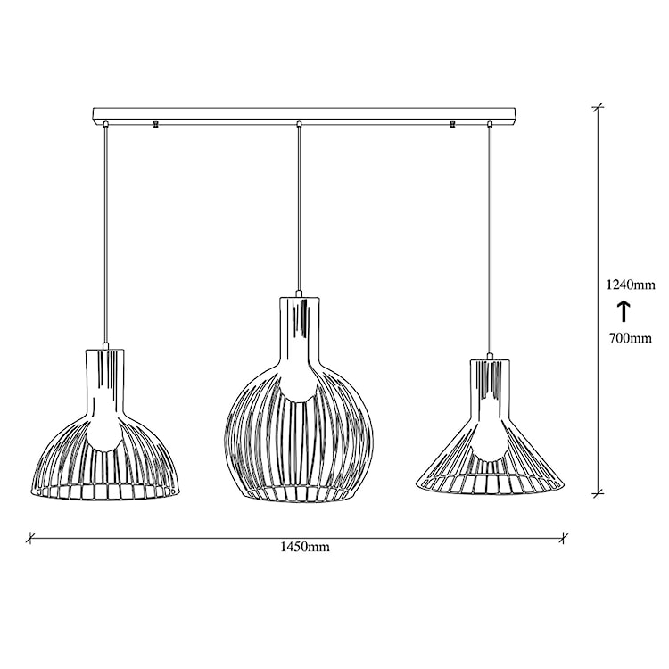 Lampa wisząca Ozzia  - zdjęcie 5