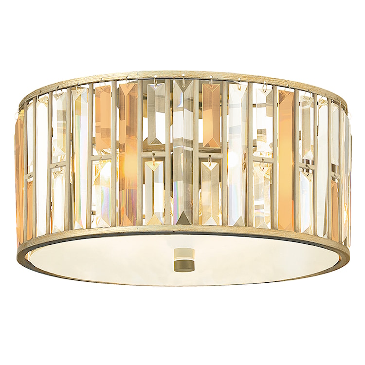 Lampa wisząca Giell z kryształu średnica 41,9 cm złota  - zdjęcie 2