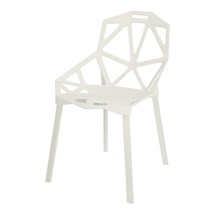 Krzesło Nubera białe