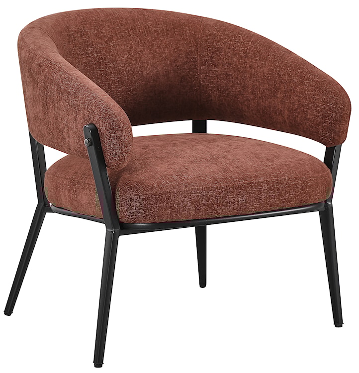 Fotel wypoczynkowy Symbled brązowy szenil