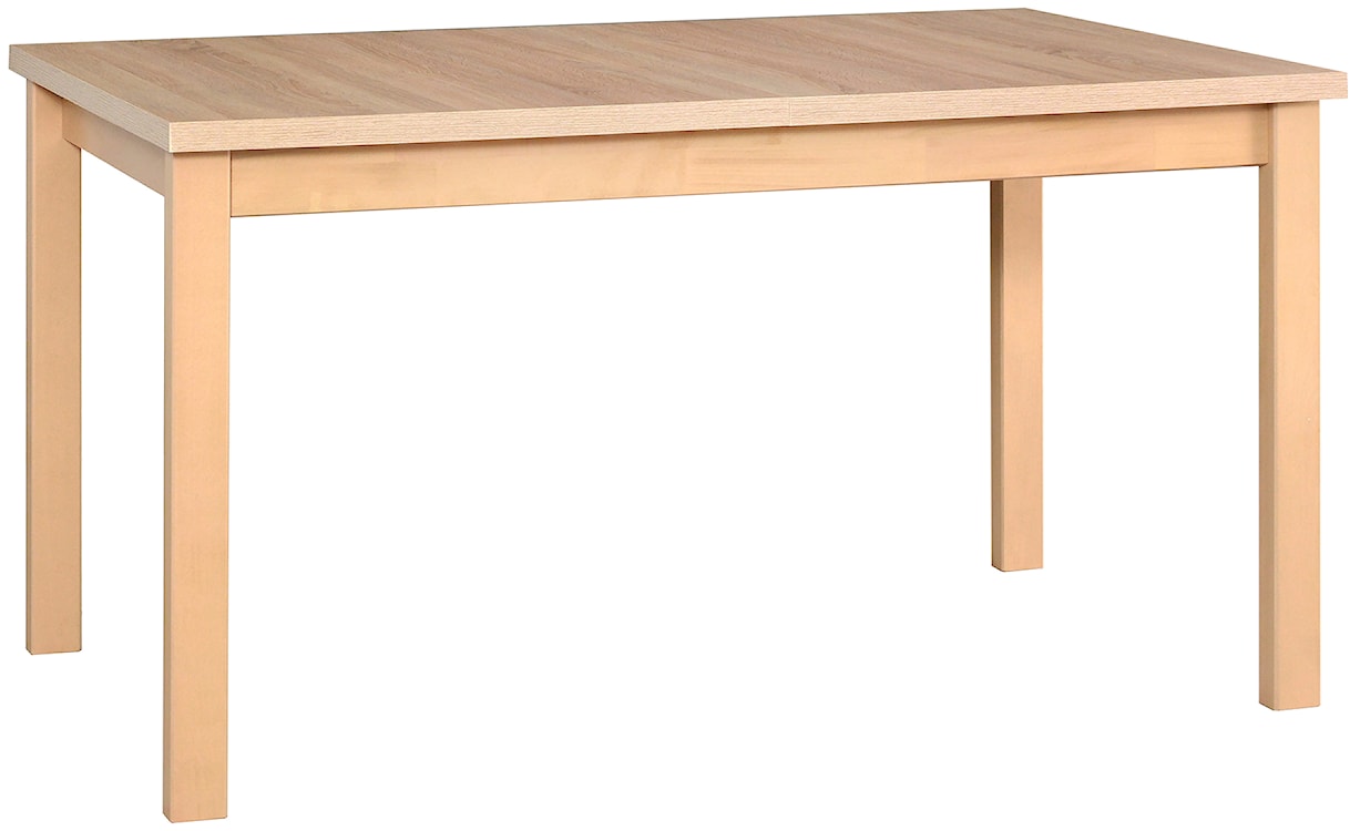 Stół drewniany do jadalni rozkładany Moized 140-180x80 cm dąb sonoma 