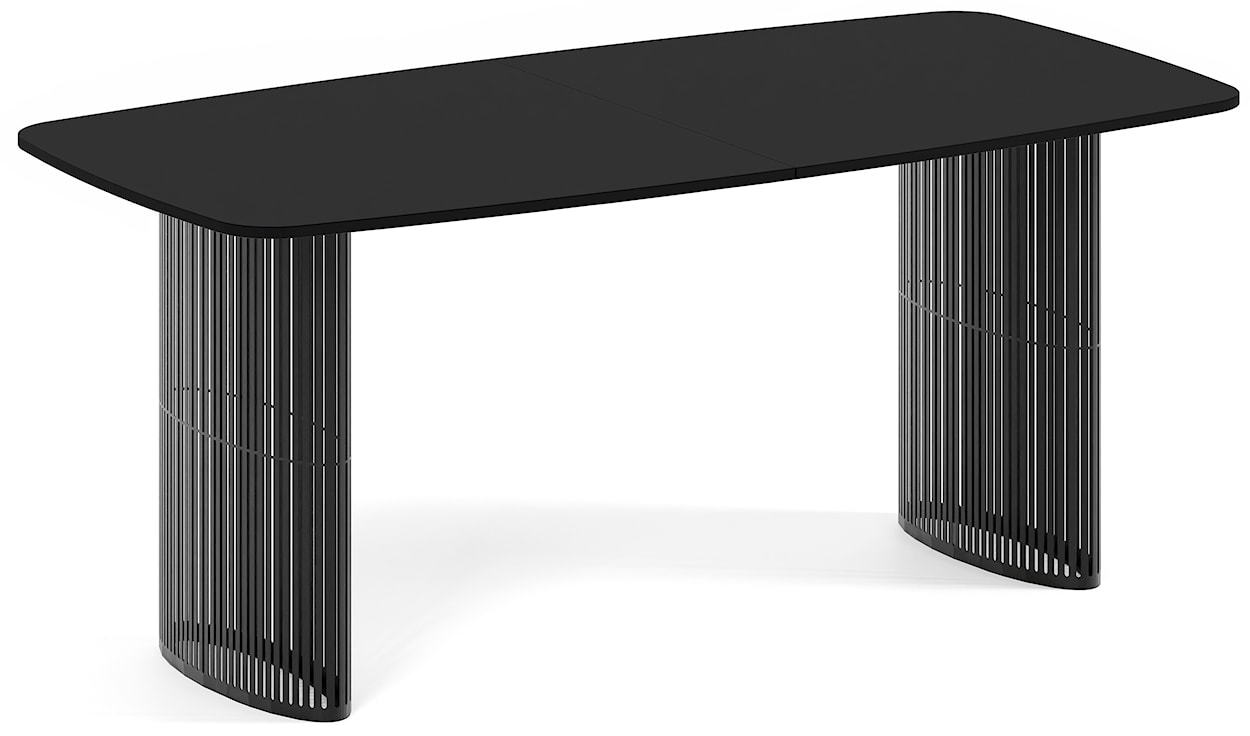 Stół rozkładany do jadalni Avenor 180-256 cm czarny 
