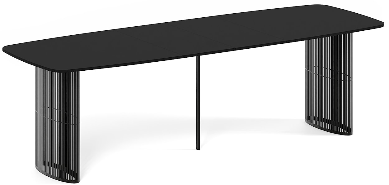 Stół rozkładany do jadalni Avenor 180-256 cm czarny  - zdjęcie 2