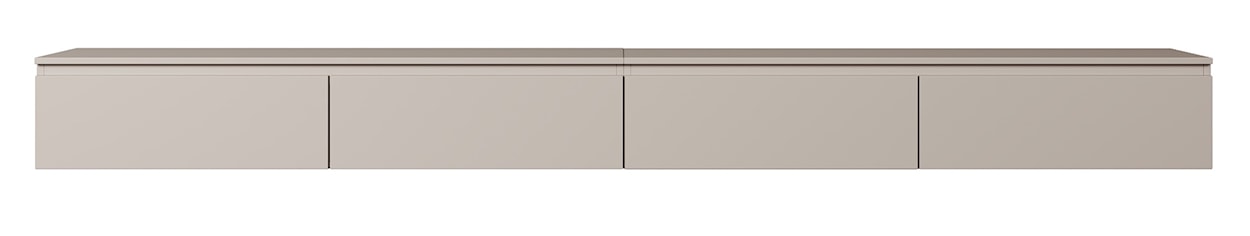 Szafka RTV Bemmi wisząca 300 cm kaszmir  - zdjęcie 4