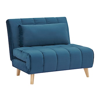 Fotel rozkładany Billy niebieski velvet