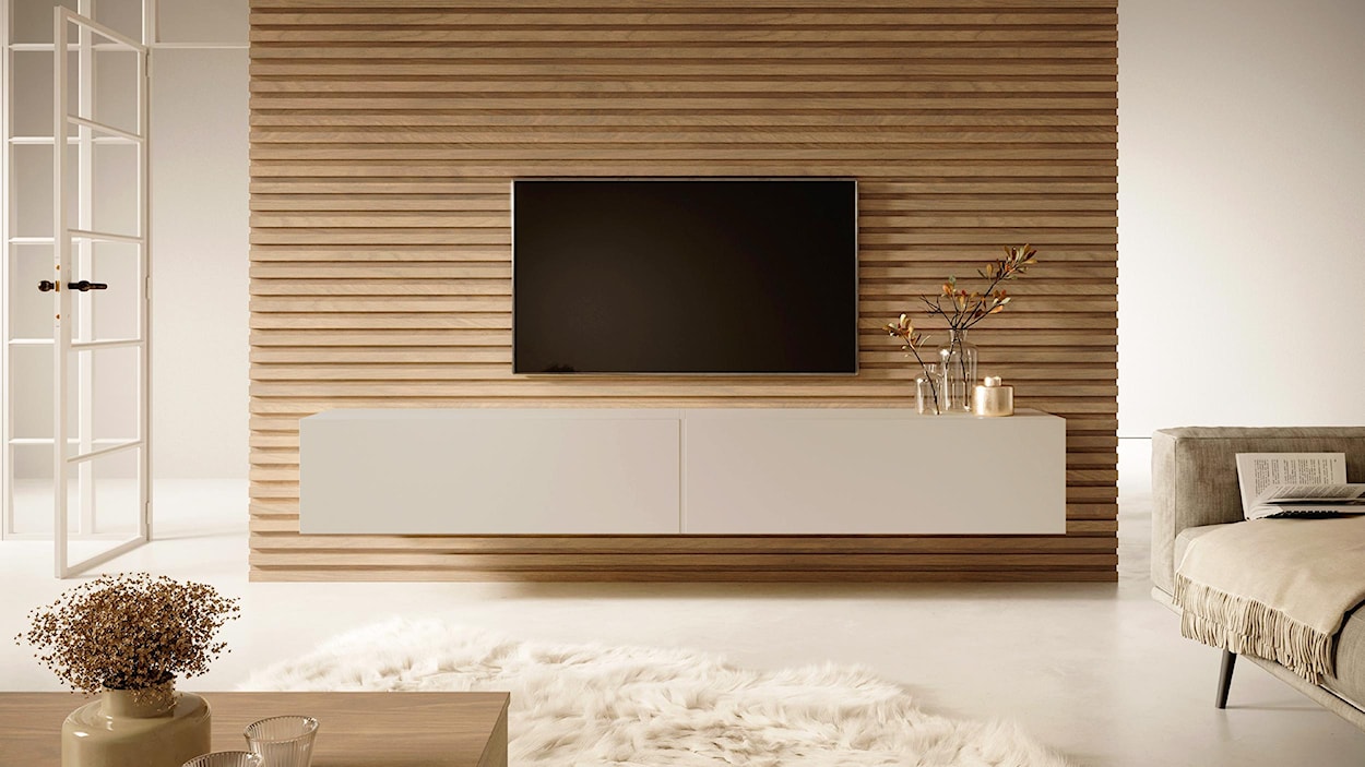 Szafka RTV Bisira 200 cm kaszmir  - zdjęcie 2
